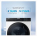Washing Machine: Haier 8 Kg 5 Star Inverter Motor Fully Automatic Front Load Washing Machine Appliance (HW80-IM12929C, 525 Super Drum, Puri Steam, 2023 Model, White)